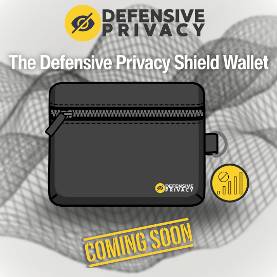 The Defensive Privacy Shield Wallet — concept render, coming soon